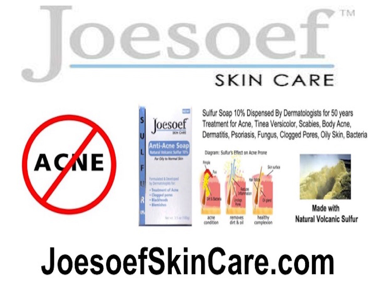 Sulfur Soap Acne Cleanser Dermatologists Approved 60 years