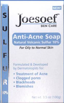 Salicylic Acid Soap with Sulfur for acne rosacea oily skin